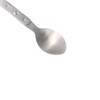 zaoalife 2-in-1 Foldable Fork Spoon Portable Tableware Silver Spoon &