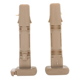 Mipcase 2pcs Durable Car Seat Headrest Guide Inserts Adjustable Plastic Locking Design for Rear Seat Headrests Reduces Neck Discomfort