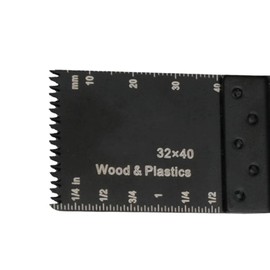 HCS Saw Blade Precision Oscillating Saw Blades Accessory Kit for Plastic, Wood and Unhardened Metal - 32mm
