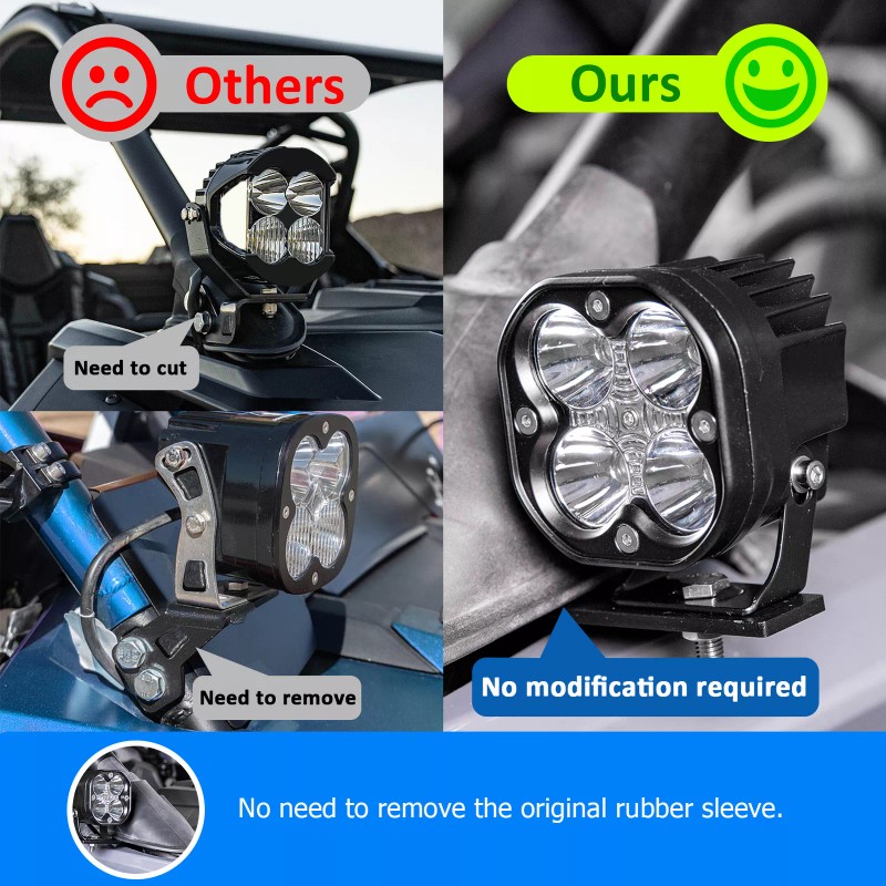 DYSO For 22-24 Polaris RZR Pro R/Turbo R A-Pillar Pod