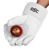 DSC Split Players Wicket Keeping Gloves (White and Green, Youth)
