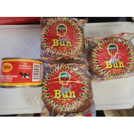 Tastee Jamaican Tastee Cheese  250g & 3 Htb Spice Bun 4.4 Oz Each Bun