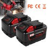 Unbranded 2PACK 12.0Ah Battery For Milwaukee For M18 18V Lithium
