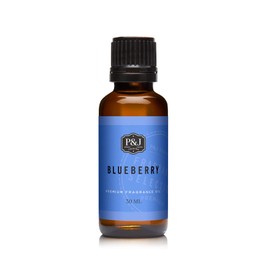 P&J Trading Blueberry Fragrance Oil, 30ml - Essential Oil for Candle Making, Diffuser, Soap, Perfume, Bath & Body