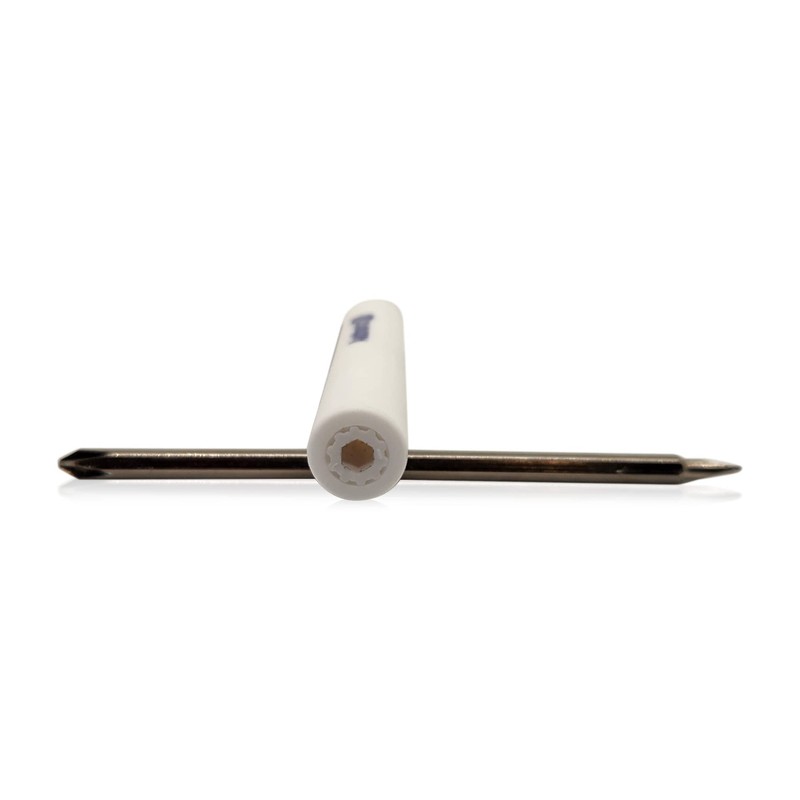 1 Small Reversible Pocket Screwdriver Tweaker with Flathead/Straight and Phillips