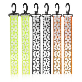 Pack of 6 reflectors pendants, children's reflector backpack, school bag for clothing, reflective reflective, reflective adults, pram light reflective, for school bag, backpack, jogging