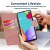 Shantime Leather Wallet Case Compatible with AGM Glory Pro 5G,
