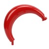 Exhaust Muffler Red Exhaust Silencer Pipe Half Moon Shape 40mm