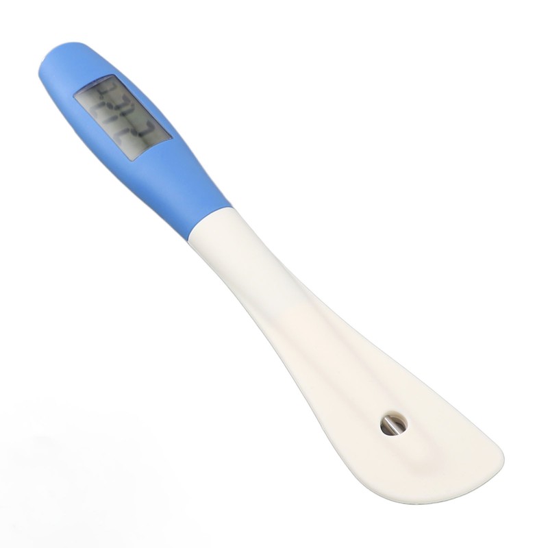 Silicone Spatula Thermometer Digital Display Stainless Steel Cooking Thermometer Food