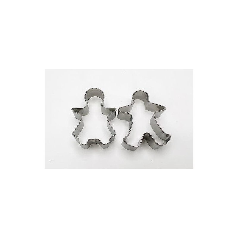 Cookie Cutters Stainless Steel Boys & Girls 2 Pieces