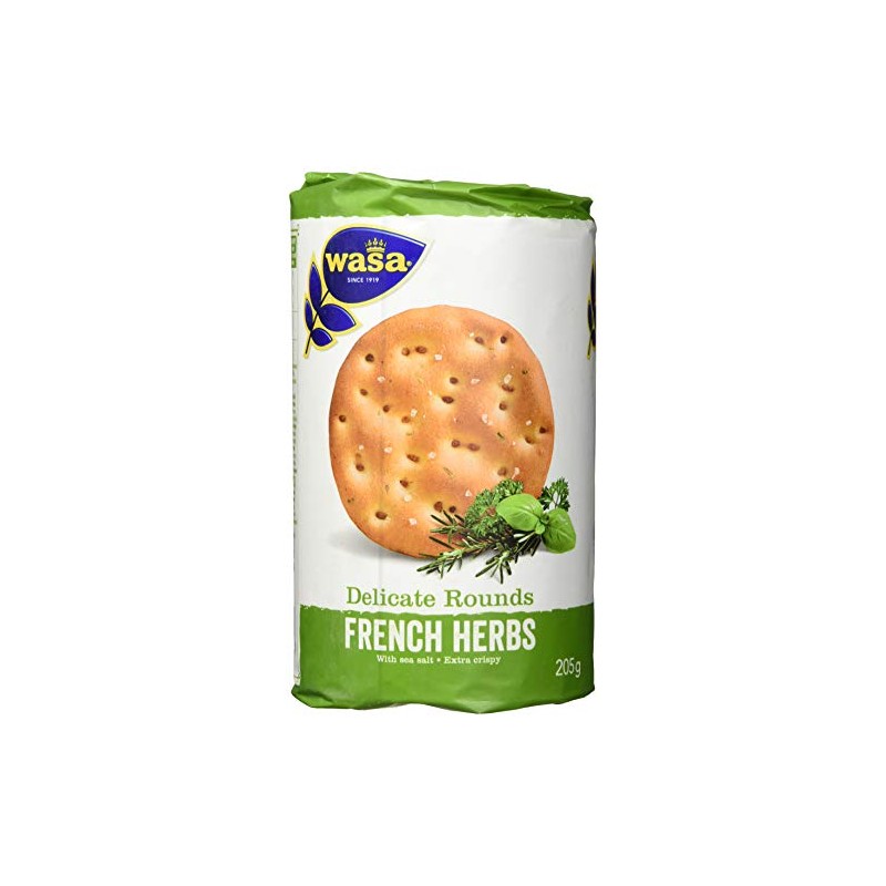 Wasa Delicate Rounds French Herbs 205g