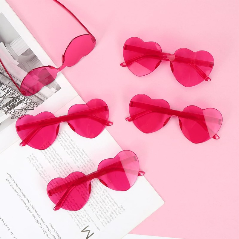 Sprinlot Heart Sunglasses Colourful Heart Party Glasses Heart Shaped Glasses