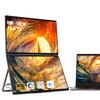 InnoView Laptop Screen Extender 15.6" Dual Monitors Stacked Folding Triple