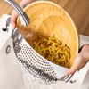 Sarini Pasta Strainer Stainless Steel Rust-Proof Pot Strainer Fruit And