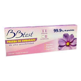 Prueba De Embarazo Bbtest Test Rápido De Un Uso Con 1 Prueba