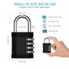ZHEGE Combination Padlock, 4 Digit Padlock for Gym Locker, School