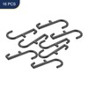sourcing map 16pcs Pegboard J Hooks 1/4" J Style Pegboard