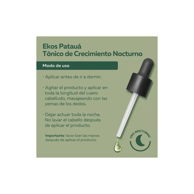 Tónico Nocturno Crecimiento Capilar Ekos Patauá Natura