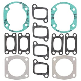 Vertex Full Top Gasket Set for Ski-Doo Citation/Safari/Saga 1980 1981 1982 1983 1984 1985 1986 1987 1988 1989, Skandik/Nordik/MiRage 1981 1982 1983 1984 1985 1986 1987