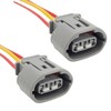 2 Pack - 3 Pin Alternator Connector Plug Wire Harness