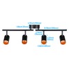LEONLITE 36W 5CCT LED Track Lighting Fixtures Ceiling Dimmable, 4