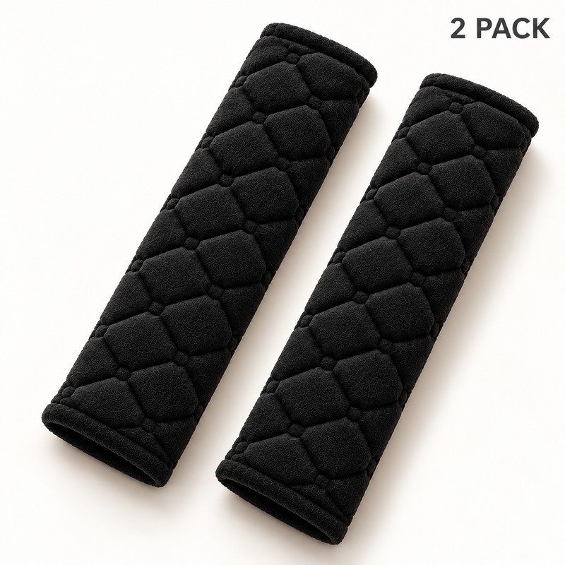 Plush Seat Belt Shoulder Pads for Car Travel – Soft