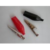 Minomushi Alligator Alligator Clip, For Wiring, Small, Red, Black, 50
