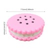 Honbay Cookie Shaped Contact Lens Case Travel Contact Lens Box