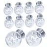 COHEALI 10pcs Crystal Drawer Handles Elegant Knobs for Cabinets and