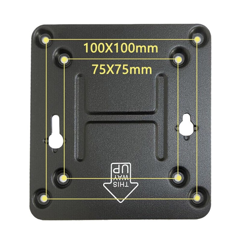 HSSDTECH Intel NUC VESA Adapter Mount Bracket with 8pcs Screws