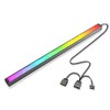 ELFJMZP 17 LED ARGB Strip with Magnetic Adhesion, 5V 4PIN