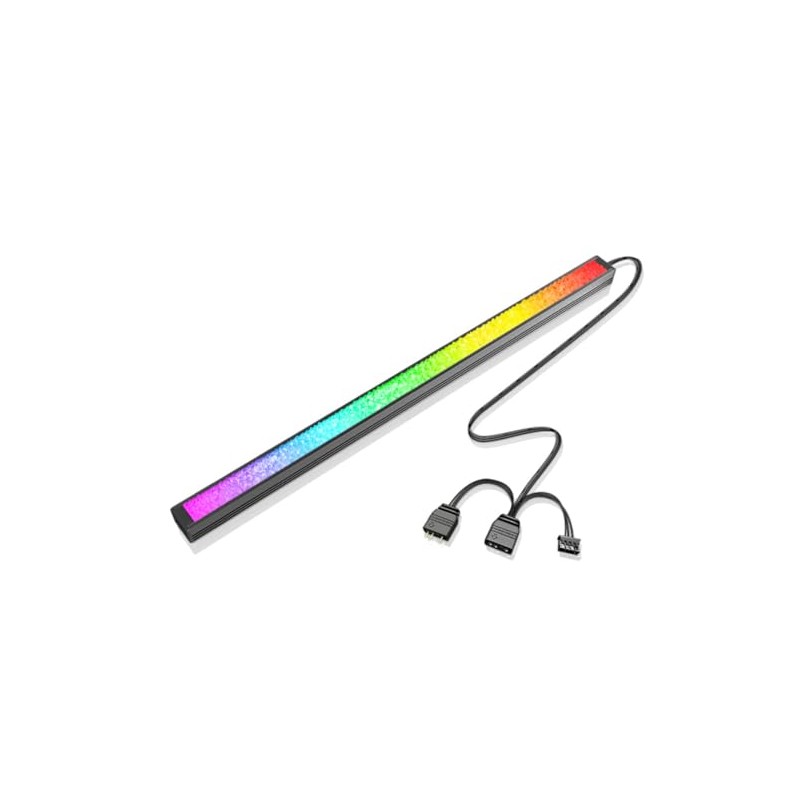 ELFJMZP 17 LED ARGB Strip with Magnetic Adhesion, 5V 4PIN