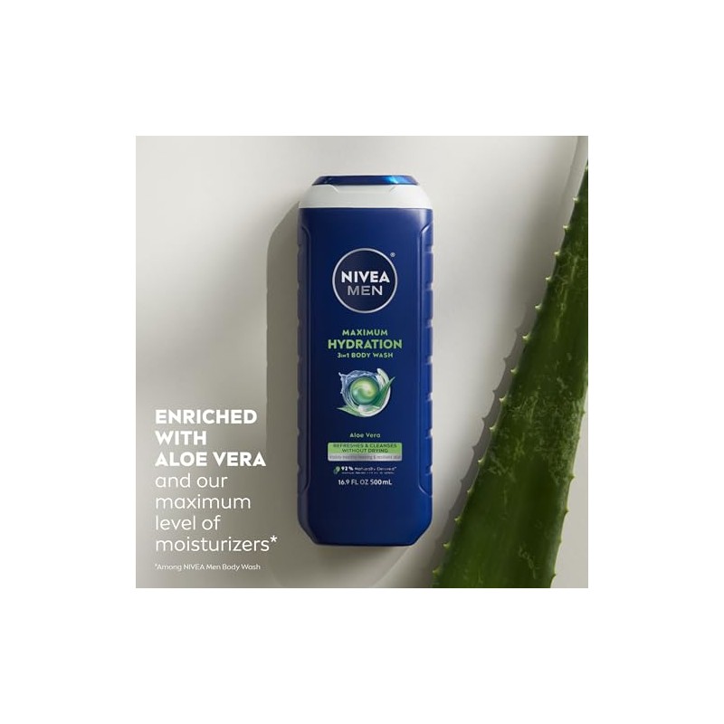 Nivea For Men Maximum Hydration Body Wash