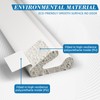 V-Shaped Weather Stripping Door Seal, 33FT Thin Foam Sealing Stripping