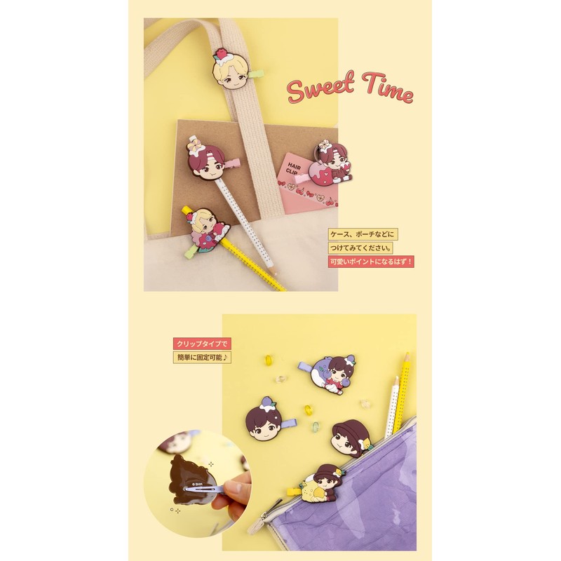 ROYCHE TinyTAN Bangs Clip V (Sweet Time) TinyTAN-HCK-D-V Hair Clip