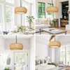 ALAISLYC 19 Inch Boho Chandeliers for Dining Room 5-Lights Farmhouse