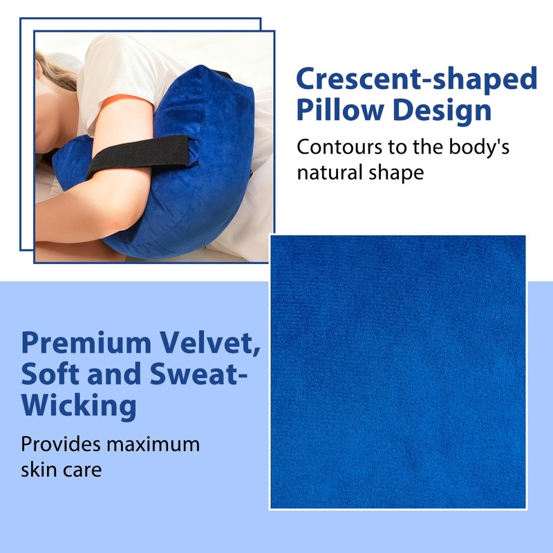 KUAZIDAR Rotator Cuff Pillow, Shoulder Surgery Side Sleeper Pillow, S