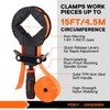 #springtok PONY 5-in-1 Strap Clamp with 4-Pack 6-2/7" Spring Clamps,