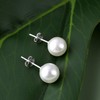 3 Pairs of Earrings Pearl Silver 925 Pearl Earrings Women's
