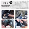 20 Pcs Open End Wrench Set, Mini Metric SAE Combination
