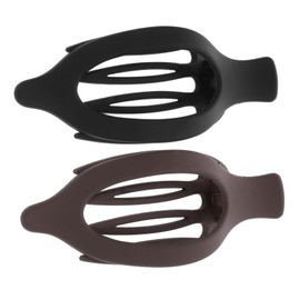 CRILSTYLEO 2 Stück Hai Clip Haarspangen Für Frauen Flache Haarspangen Flache Krallenklammern Haardekorationen Für Frauen Haarschmuck Für Frauen Haarspangen Zum Styling Abteilen