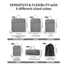 NMNGB Compression Packing Cubes for Carry on Suitcase, 6 Set