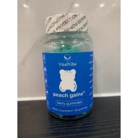 VitalVibe Peach Gains Workout Aid  Women’s Support Supplement Multivitamins