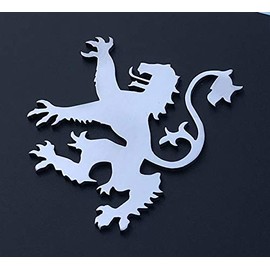 Scotland Scottish Lion Crest Badge Emblem 4" Metal Car Truck Motorcycle