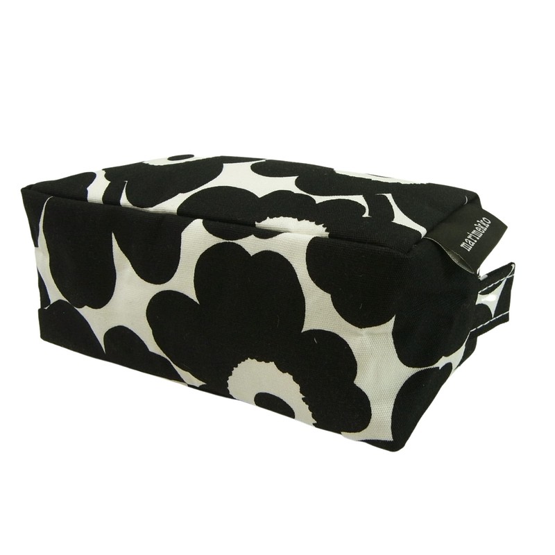 Marimekko 071294 190 MA-591 Mini Unikko Pouch White x Black