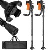 3-Angle Adjustable Forearm Crutches for Adults Ergonomic with Carrying Bag