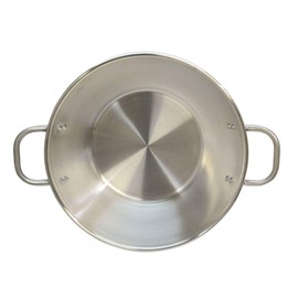 DBM IMPORTS Portable 19'' Cazo LARGE FLat Cooking Pot Pan Wok Caso L Carnitas Gas Stove Burner