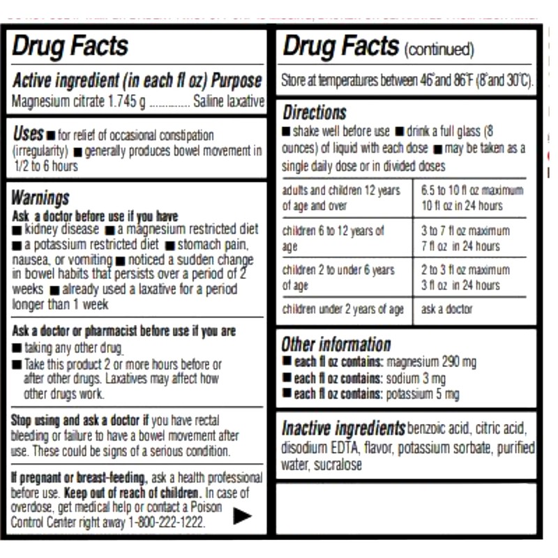 Leader Sugar-Free Magnesium Citrate Saline Laxative 3-Flavor Variety Kit –
