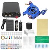 10 Wraps Tattoo Coil Machine Kit Mini Tattoo Power Supply