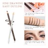 LSxia Waterproof Eye-Brows Pen-cil Set, Pull Cord Peel-off Eyebrow Pencil